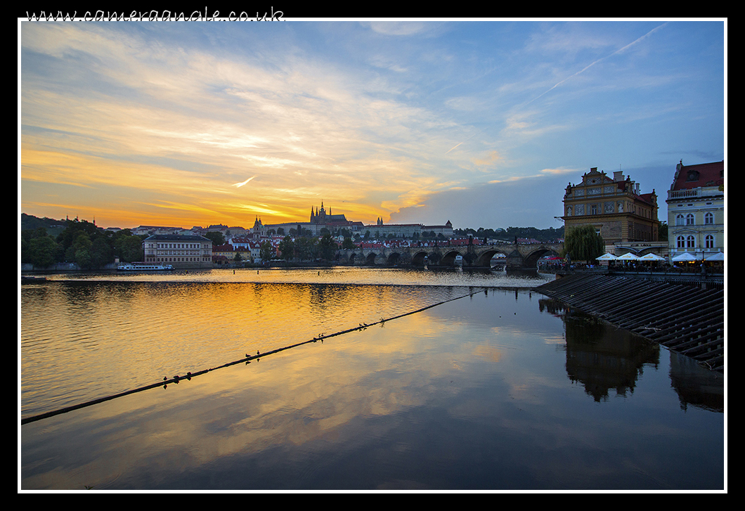 Charles Bridge Prague Sunset
