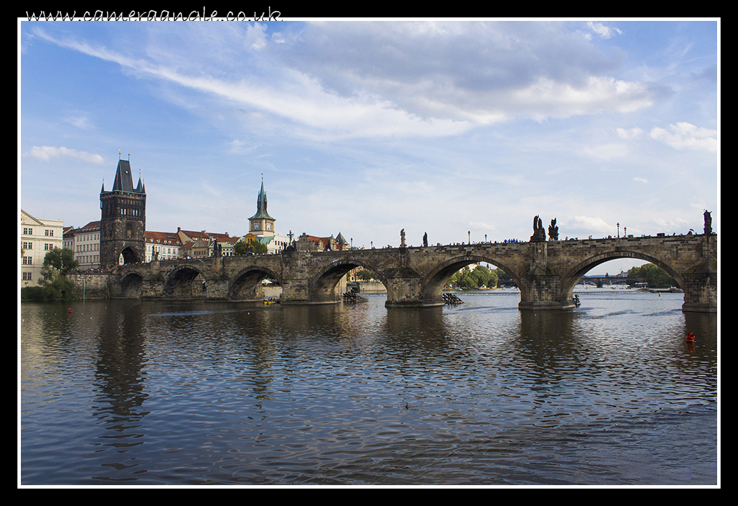 Charles Bridge and Gate Prague
