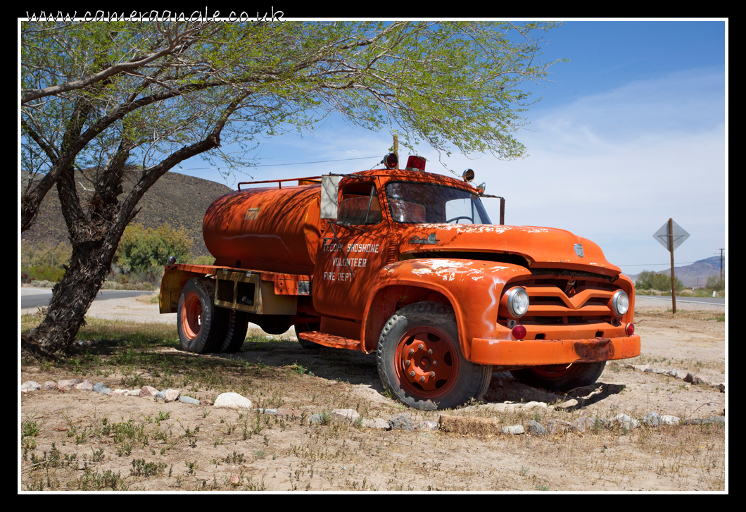 Fire!
An old Fire Truck in Shoshone, CA.
Keywords: Shoshone Fire Truck Death Valley