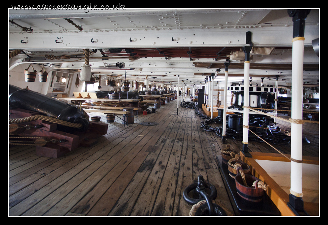 Gundeck
HMS Warrior Portsmouth Gundeck
