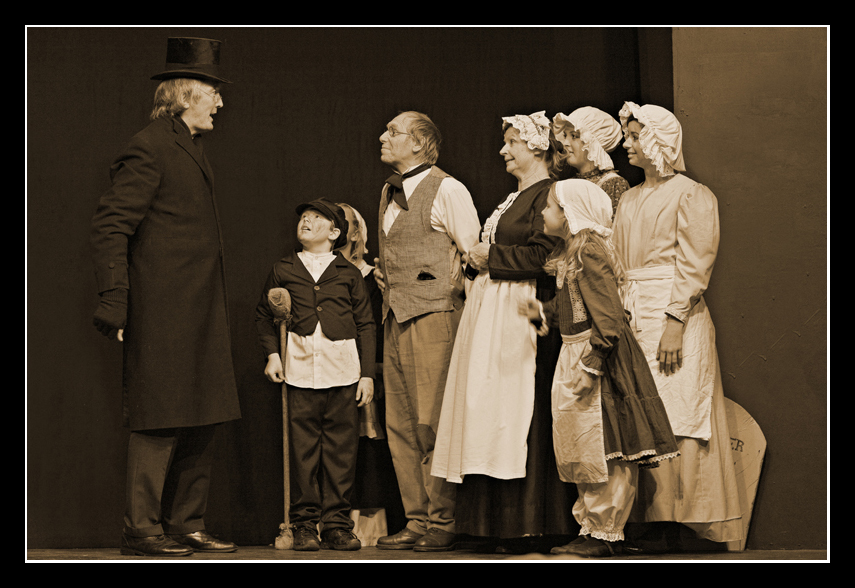 Ebenezer Scrooge, Tiny Tim, Bob Cratchit and Family
Ebenezer Scrooge, Tiny Tim, Bob Cratchit and Family from the play Christmas Carol
Keywords: Ebenezer Scrooge Tiny Tim Bob Cratchit Family play Christmas Carol