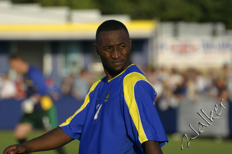 Tresor Lomana Lua Lua
Lua Lua warms up at the friendly against Havant and Waterlooville. Lua Lua did not play today.
Keywords: Tresor Lomana Lua Lua Portsmouth FC Football