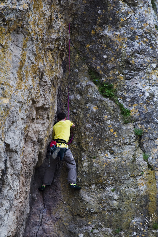 Rock Climber
A rock climber eases his way up a steep face
Keywords: Rock Climber