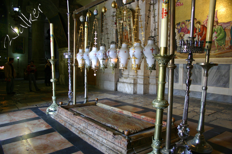 Jesus Burial
This is the first burial site for Jesus. It is in the Church of the Sepulchre. Jesus was moved from here to a site further in the church
Keywords: Jesus Church Sepulchre Jerusalem Israel