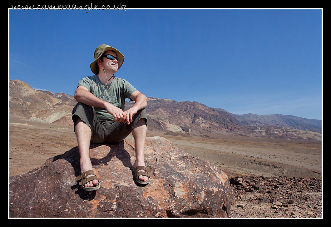 Rock Man
Sitting on a big rock in Death Valley
Keywords: Death Valley Rock Man