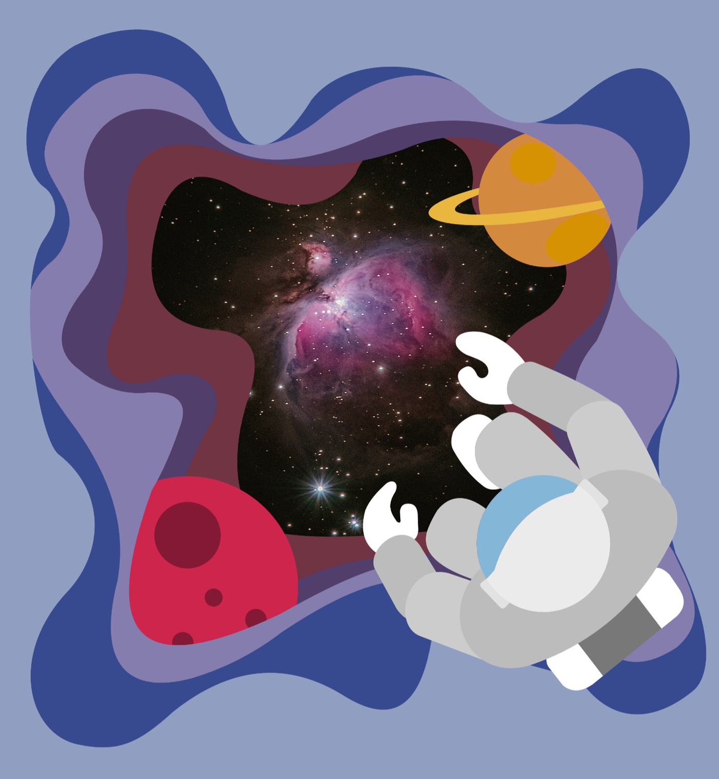 Astronout
Saw this online, and decided to have a go (i copied the original design, just changed the background) There is no shading as this is designed for a laser cutter. Texture will come from the material that is cut.
Keywords: Affinity Designer SVG Space drawing