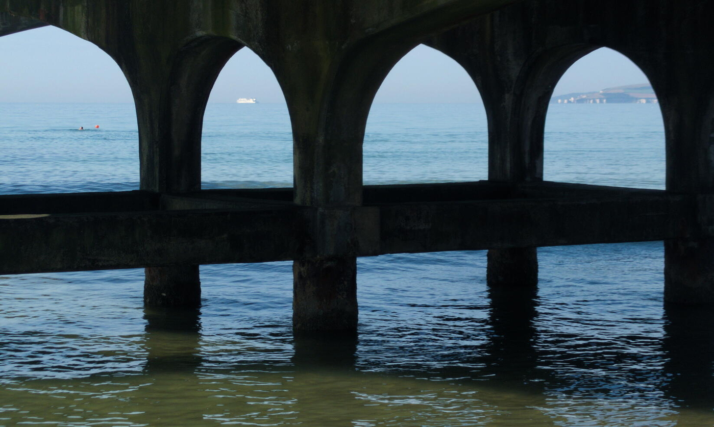 Arches under Bournemouth Pier
