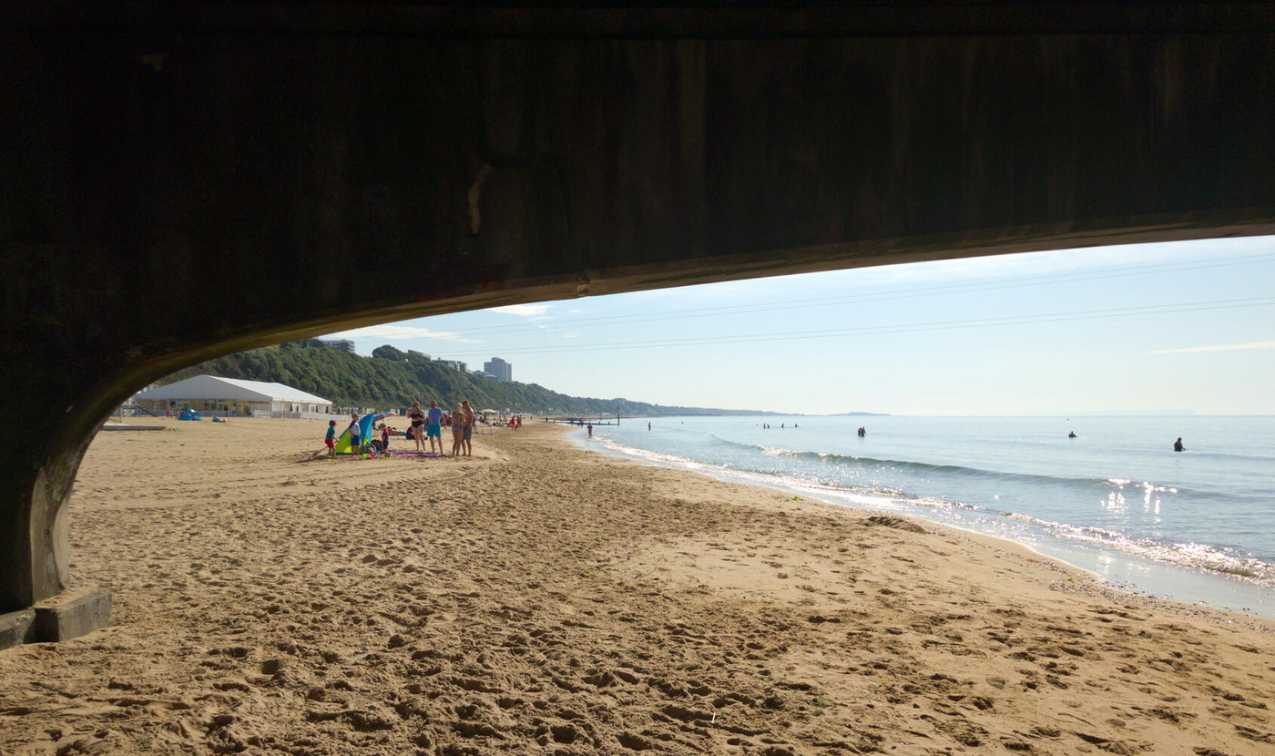 Under the pier, Bournemouth
