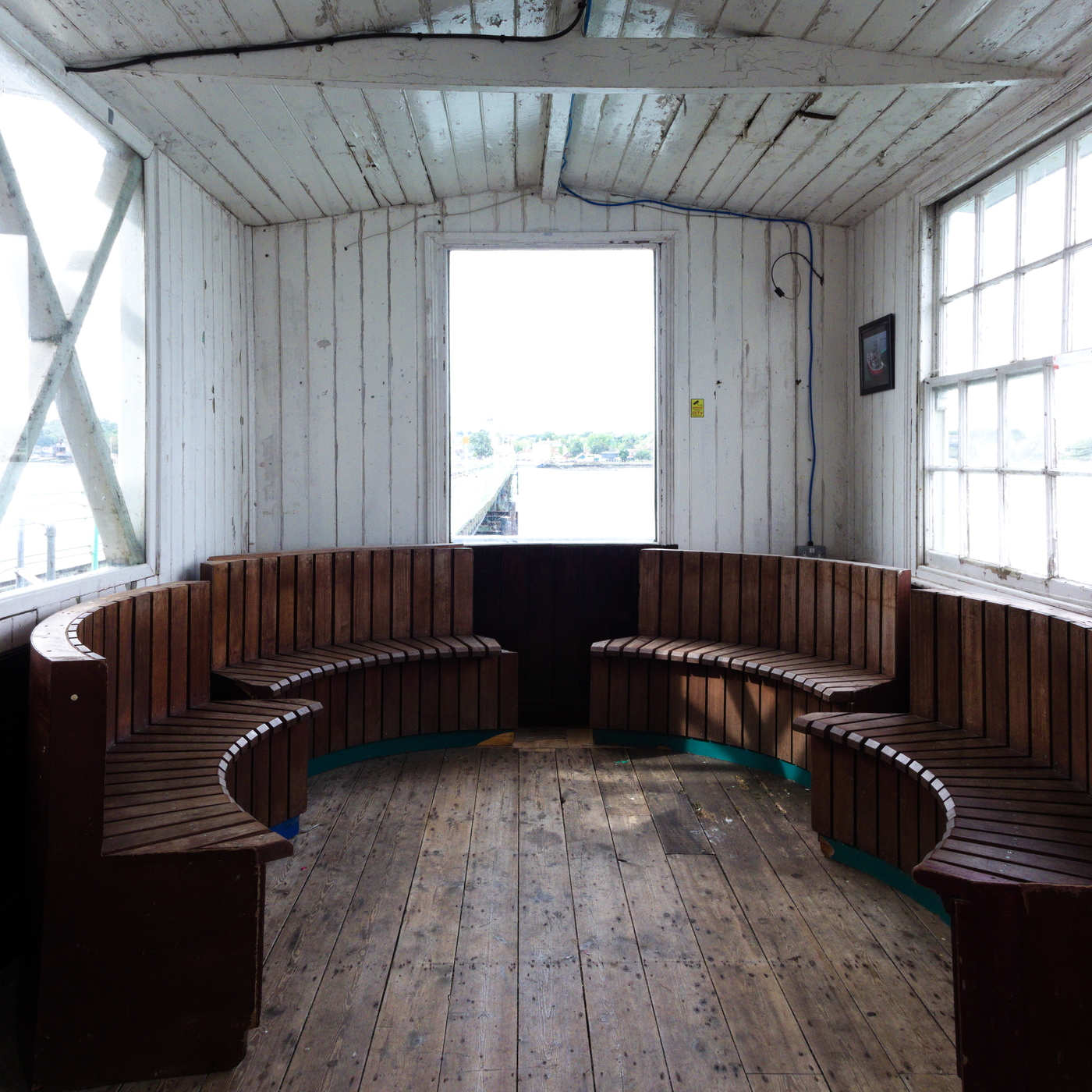 Hythe Pier waiting room
